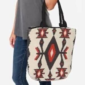 Billabong Woven Aztec Tote Bag Southwestern Style Shoulder‎ Bag Purse